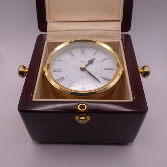 Vintage Birks Quartz Clock in a Box - Clock is working! - Picture 4 of 11